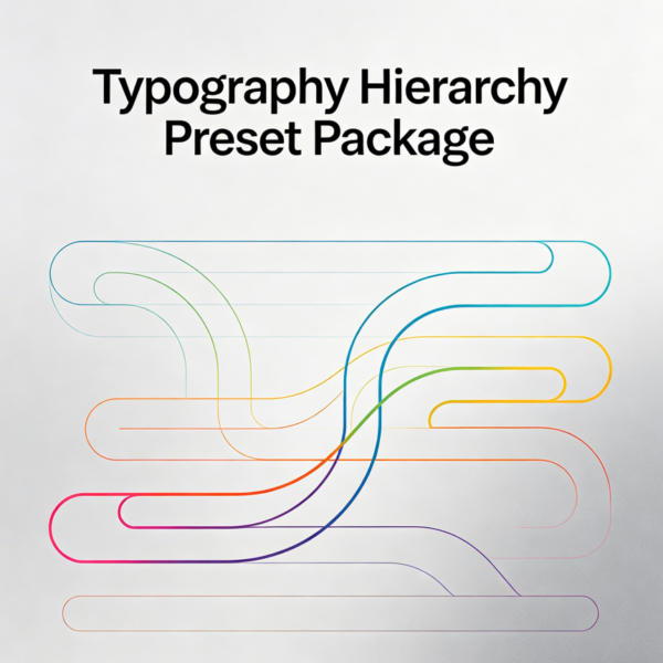 Typography Hierarchy Preset Package